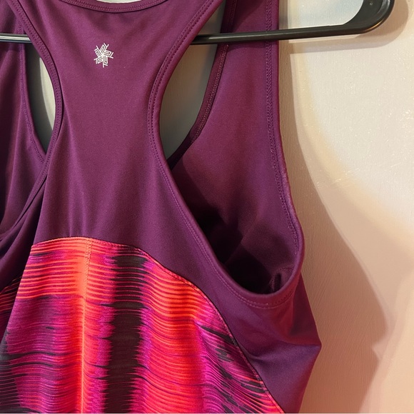 Women's Purple and Pink Tek gear Athletic Tank Top Dry Tek large - Picture 5 of 6